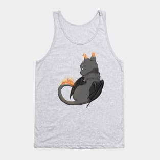 Sitting Hellcat Tank Top